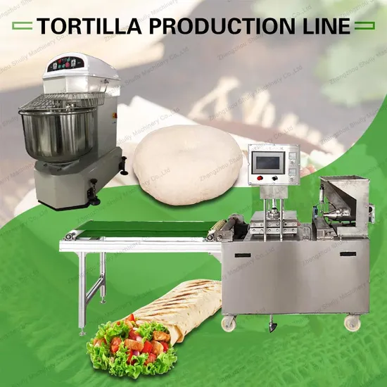 Fully Automatic Chapati Roti Machines Corn Tortilla Making Machine
