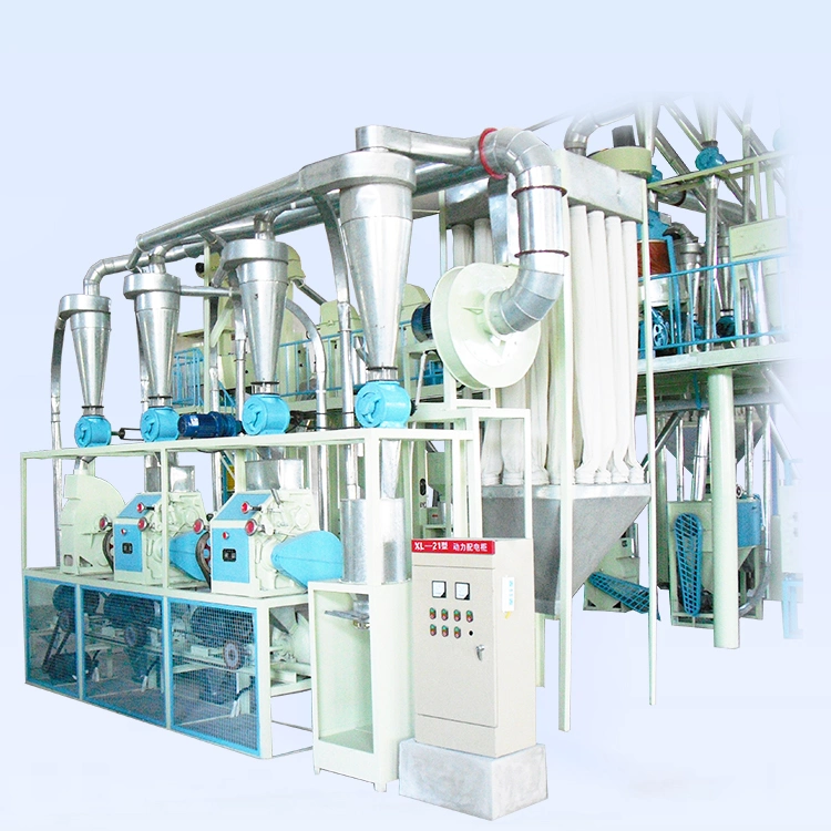 Industrial Maize Corn Flour Mill Plant Corn Meal Semolina Processing Machine