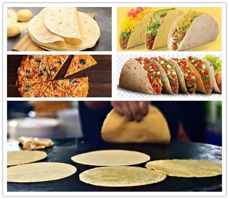 15cm Mold Automatic Taco Roti Tortilla Pressing Making Machine