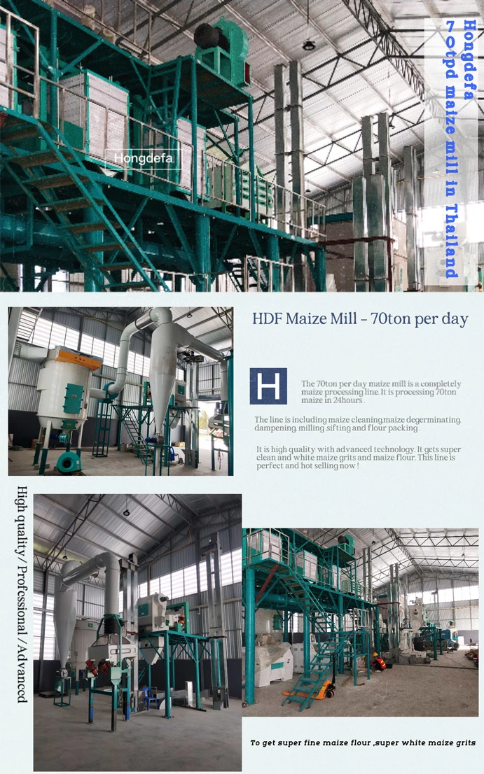 Full Automatic Flour Mill Machine Advanced Technology Maize Mill