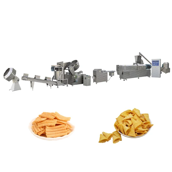 Snack di farina di frumento fritti Macchinari per la produzione di alimenti Snack fritti Foo Dmacines