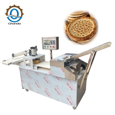 Macchina per fare la crosta della pizza, pane tortilla arabo Pita, macchina automatica per la formazione della base dell'impasto della pizza