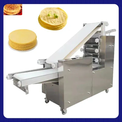 5-40 cm Automatico Ristorante Farina di Mais Tortilla Messicana Indiano Chapati Taco Roti Piatto Arabo Pita Pane Pizza Base Crosta Gnocco Involucro macchina per fare la pelle