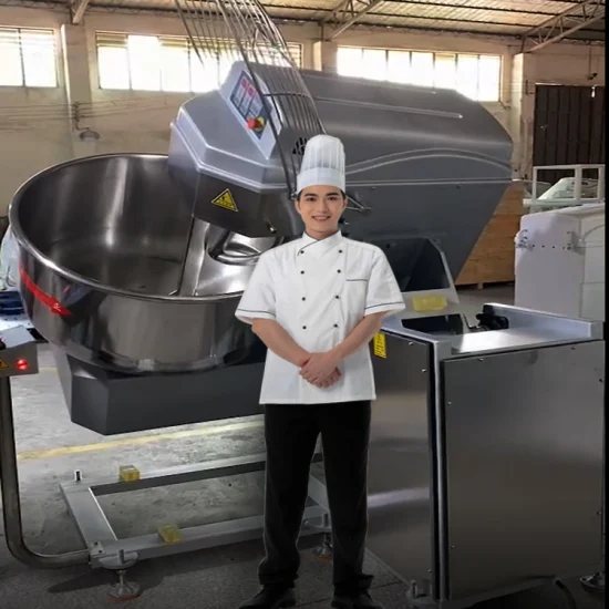 Commerciale Industriale Elettrico 8 100kg 20L 260L Cibo Pane Cottura Attrezzatura da forno Doppio movimento Stand Pasta Macchina a spirale Miscelazione a spirale Farina Impastatrice